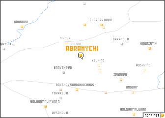 map of Abramychi