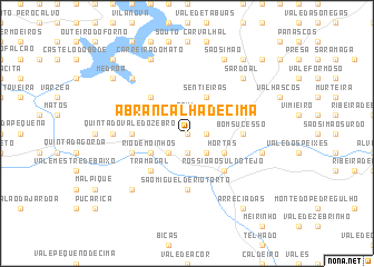 map of Abrancalha de Cima