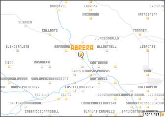 map of Abrera