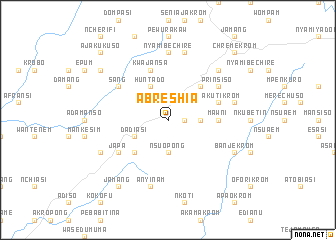 map of Abreshia
