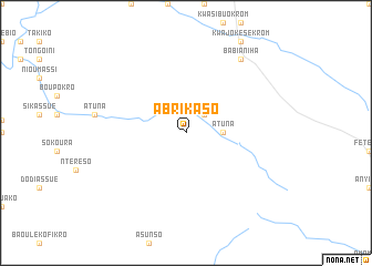 map of Abrikaso