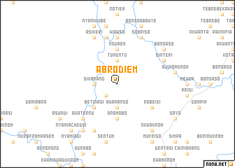 map of Abrodiem