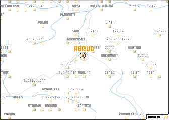 map of Abrud