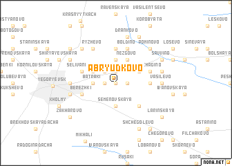 map of Abryudkovo