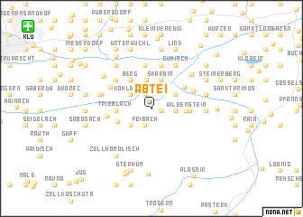 map of Abtei