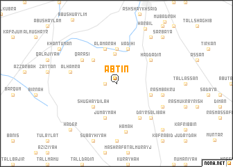 map of ‘Abţīn