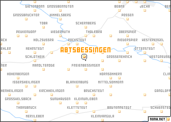 map of Abtsbessingen