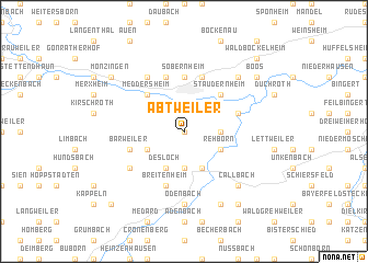 map of Abtweiler