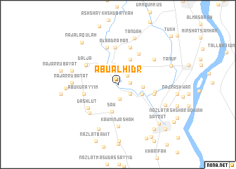 map of Abū al Hīdr