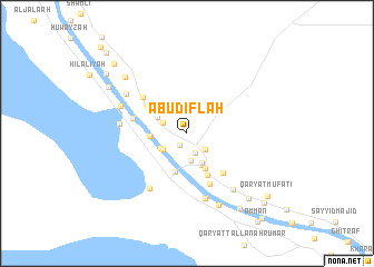 map of Abū Diflah