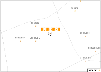 map of Abū Ḩamrāʼ
