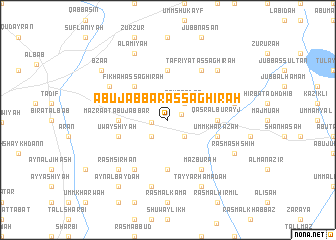map of Abū Jabbār aş Şaghīrah