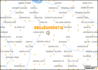 map of Abū Jadhah ‘Atīq