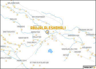 map of Abū Jalāl-e Shomālī