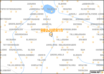 map of Abū Jurayn