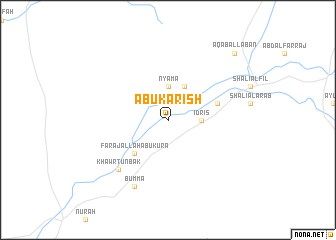 map of Abū Karish