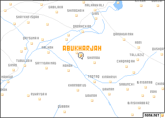 map of Abū Kharjah