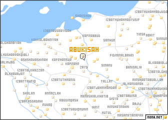 map of Abū Kisāh