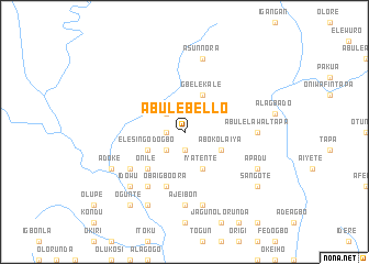 map of Abule Bello