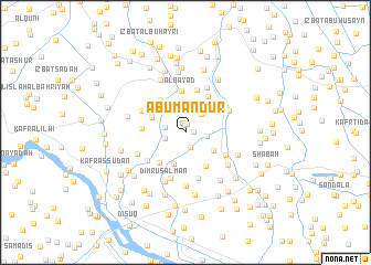 map of Abū Mandūr