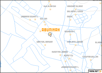map of Abū Nı‘mah