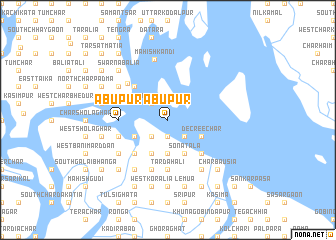 map of Ābupur