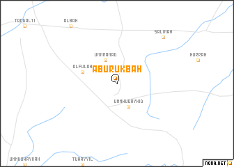 map of Abū Rukbah