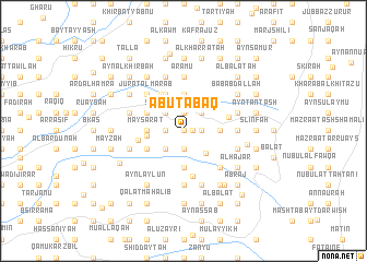 map of Abū Ţabaq