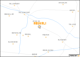 map of Abū Walī