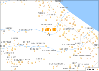 map of Ābūyār