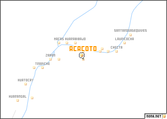 map of Acacoto