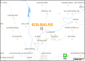 map of Acalá del Río