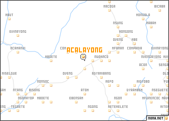 map of Acalayong