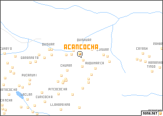 map of Acancocha