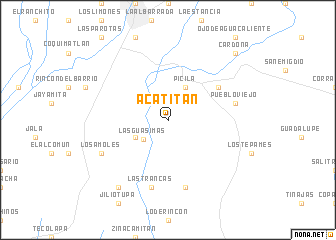 map of Acatitán
