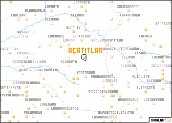 map of Acatitlán