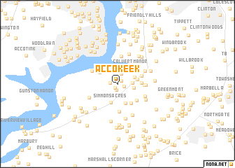 map of Accokeek