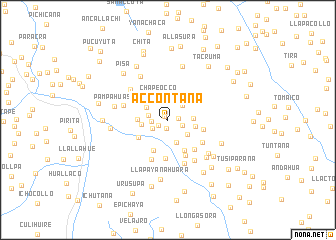 map of Accontaña
