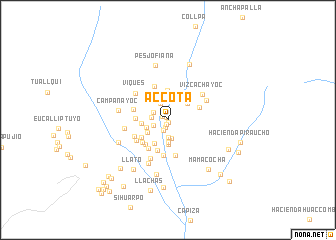 map of Accota