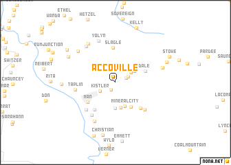 map of Accoville