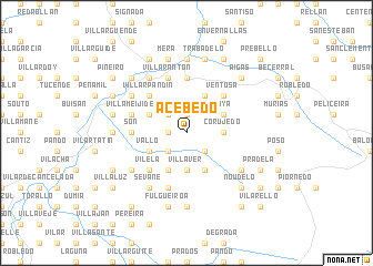 map of Acebedo