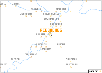 map of Acebuches