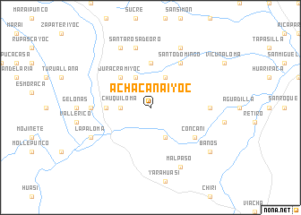 map of Achacanaiyoc