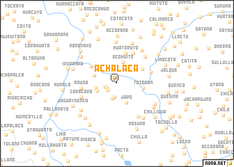 map of Achalaca