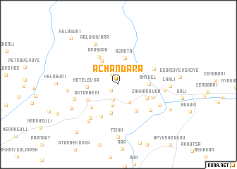 map of Achandara