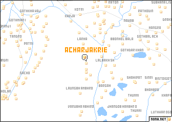 map of Āchar Jakrie