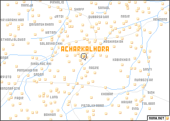 map of Āchar Kalhora