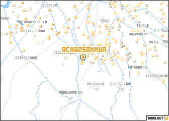 map of Āchar Sammūn