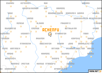 map of Achenfu