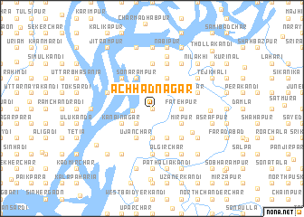 map of Āchhādnagar